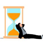 businessman, clock, time